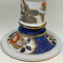 Load image into Gallery viewer, Pair of Vintage Japanese Candlestick holders Imari Colours