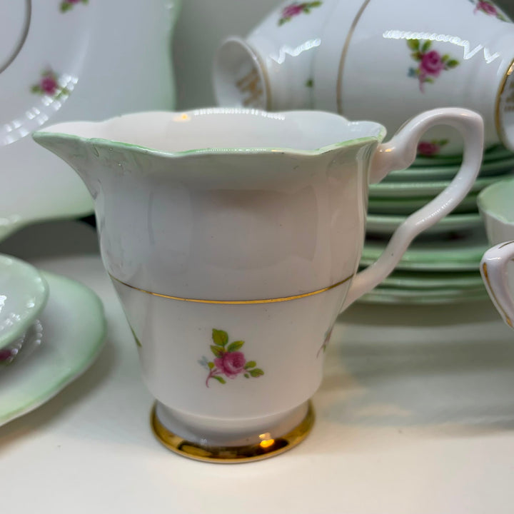 Vintage Royal Stafford Porcelain Tea Set for 6
