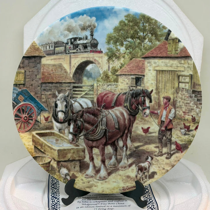 Vintage 'Past the Farmyard' Country Connections Wedgwood Collectors Plate