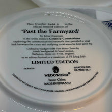 Load image into Gallery viewer, Vintage 'Past the Farmyard' Country Connections Wedgwood Collectors Plate