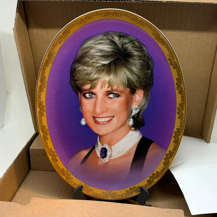Vintage 'She Brightened Our Lives' Memories of Diana Davenport Plate