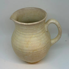 Load image into Gallery viewer, Vintage Arthur Wood Staffordshire Jug Pitcher Mottled Cream Yellow Ringed 1930s