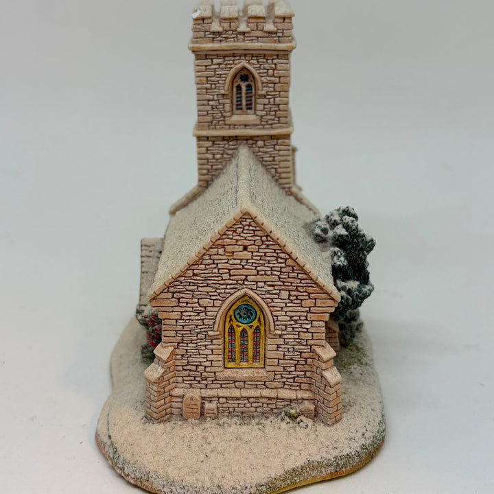 Vintage St Joseph's Church Miniature Figurine by Lilliput Lane Christmas Collection