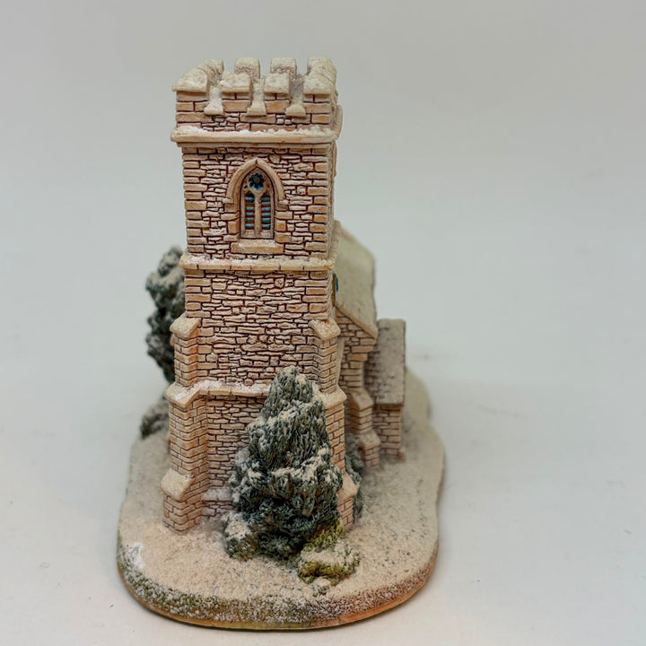 Vintage St Joseph's Church Miniature Figurine by Lilliput Lane Christmas Collection