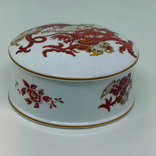 Load image into Gallery viewer, Vintage Chinese Dragon Crown Staffordshire Rangoon Lidded Jewellery Box