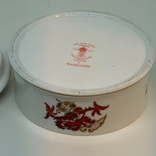 Load image into Gallery viewer, Vintage Chinese Dragon Crown Staffordshire Rangoon Lidded Jewellery Box