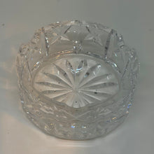 Load image into Gallery viewer, Vintage Heavy Cut Crystal Glass Geometric Diamond Starburst Ashtray