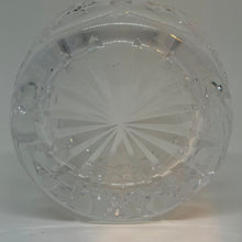 Load image into Gallery viewer, Vintage Heavy Cut Crystal Glass Geometric Diamond Starburst Ashtray
