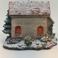 Load image into Gallery viewer, Vintage Christmas Snowman Village Town Hall Cottage Figurine