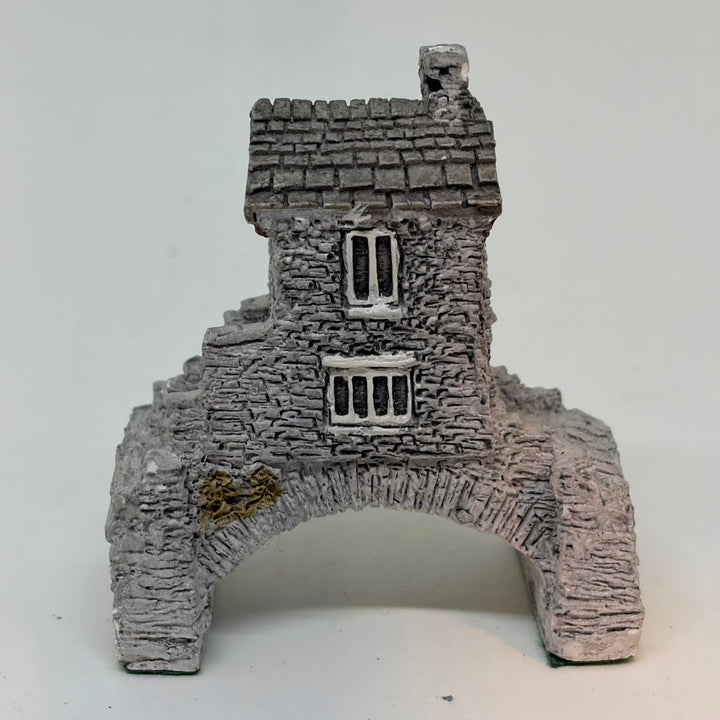 Vintage Lilliput Lane 'Bridge House' Ambleside Stone Cottage Miniature Figurine