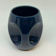 Load image into Gallery viewer, Vintage 1977 Queen Elizabeth II Silver Jubilee Cobalt Blue Ceramic Mug Tankard