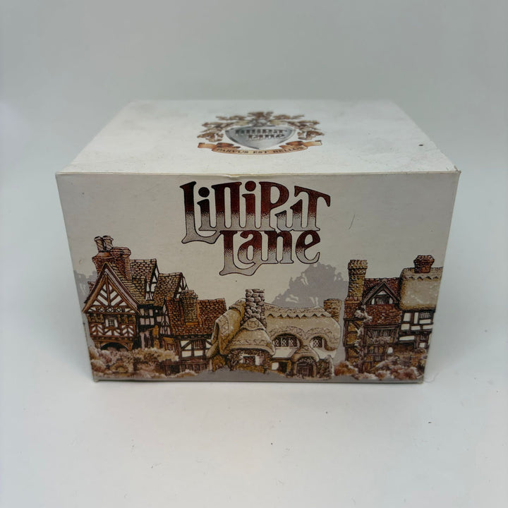 Vintage 'The Vicarage' Hand Made Miniature Cottage Figurine by Lilliput Lane