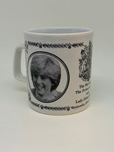 Load image into Gallery viewer, Vintage 1981 Royal Wedding Prince Charles Lady Diana Spencer Ceramic Mug
