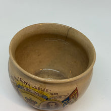 Load image into Gallery viewer, Vintage 1935 Silver Jubilee King George V Queen Mary Open Sugar Bowl Pot
