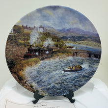 Load image into Gallery viewer, Vintage Display Plate 'Safe Journey' Country Railways Royal Worcester Plate
