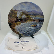 Load image into Gallery viewer, Vintage Display Plate 'Safe Journey' Country Railways Royal Worcester Plate