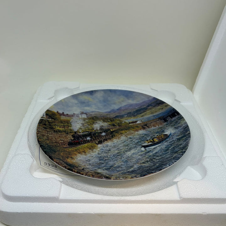 Vintage 'Safe Journey' Country Railways Royal Worcester Display Plate
