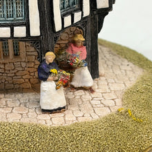 Load image into Gallery viewer, Vintage 'Flower Sellers' Hand Made Miniature Figurine by Lilliput Lane