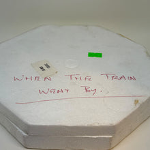 Load image into Gallery viewer, Vintage Locomotive Davenport 'Second Post' When the Train Went By Plate
