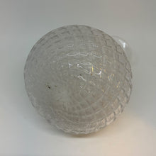 Load image into Gallery viewer, Vintage Clear Pressed Glass Diamond Quilt Decanter Carafe Bud Vase 6"