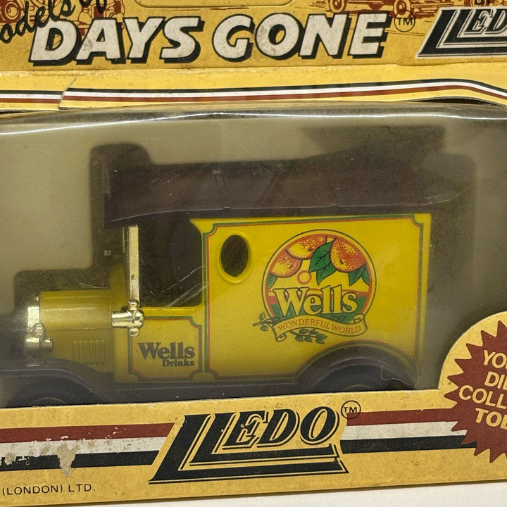 Lledo Model of Days Gone 1986 Wells Drinks Van
