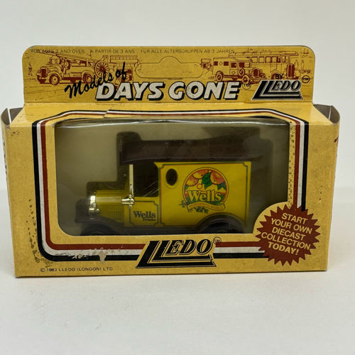 Lledo Model of Days Gone 1986 Wells Drinks Van