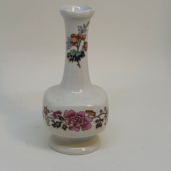 MASON'S Chinese Garden Slender Neck Bud Vase