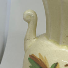Load image into Gallery viewer, Vintage Hand Painted Autumnal Posy &amp; Amphora Vase Two Piece Set 1950s