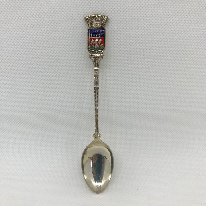 Vintage Silver Plated Decorative Collectible Spoon Souvenir of Paris France