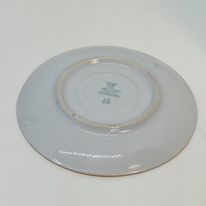 THUN Dark Pink Rose Saucer PIN TRINKET DISH 4.25"