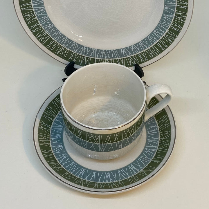 MIDWINTER Whitehill Pattern TEA CUP SET TRIO