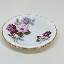 3 x ROYAL GRAFTON Floral Design PIN TRINKET DISHES 4.75"