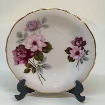 3 x ROYAL GRAFTON Floral Design PIN TRINKET DISHES 4.75"
