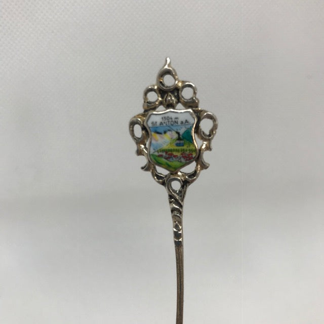 Silver plated collectable souvenir spoons - World
