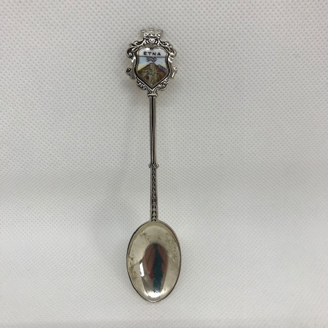 Silver plated collectable souvenir spoons - World