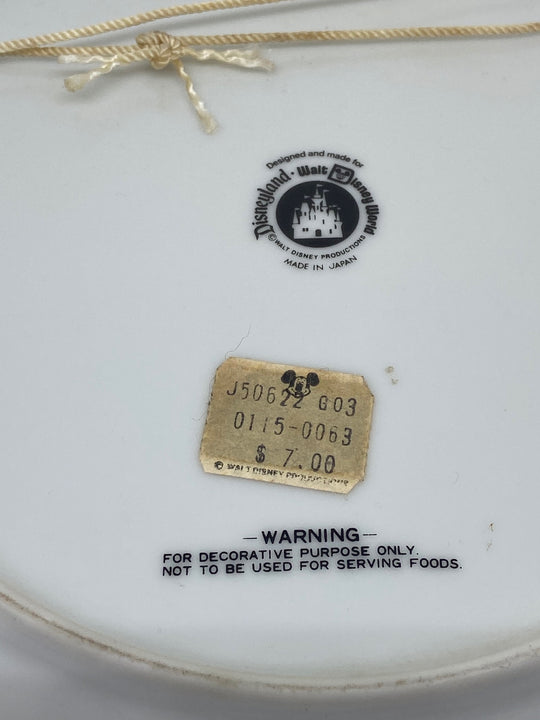 1963 DISNEYLAND Disney Sleeping Beauty Castle Souvenir COLLECTORS PLATE 10in