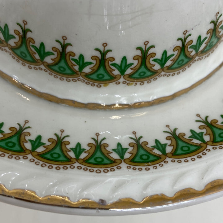 5 x Vintage Portland TEA PLATE SAUCER TEACUP TRIOS Creamer and Sugar Bowl