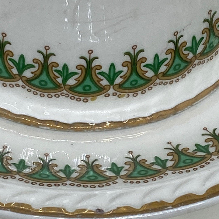 5 x Vintage Portland TEA PLATE SAUCER TEACUP TRIOS Creamer and Sugar Bowl