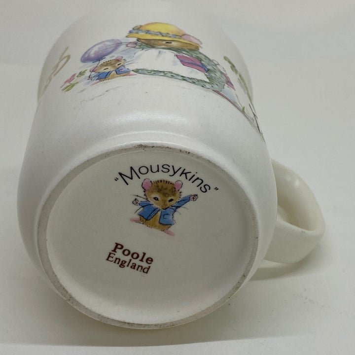 POOLE POTTERY Mousykins MUG personalized for AUDREY