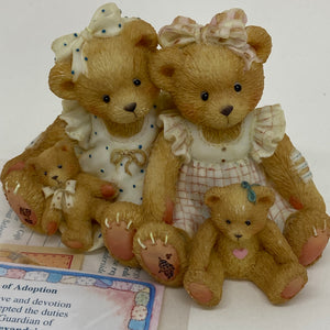 ENESCO Cherished Teddies Figurine ALLISON & ALEXANDRIA Two Friends Mean Twice the Love