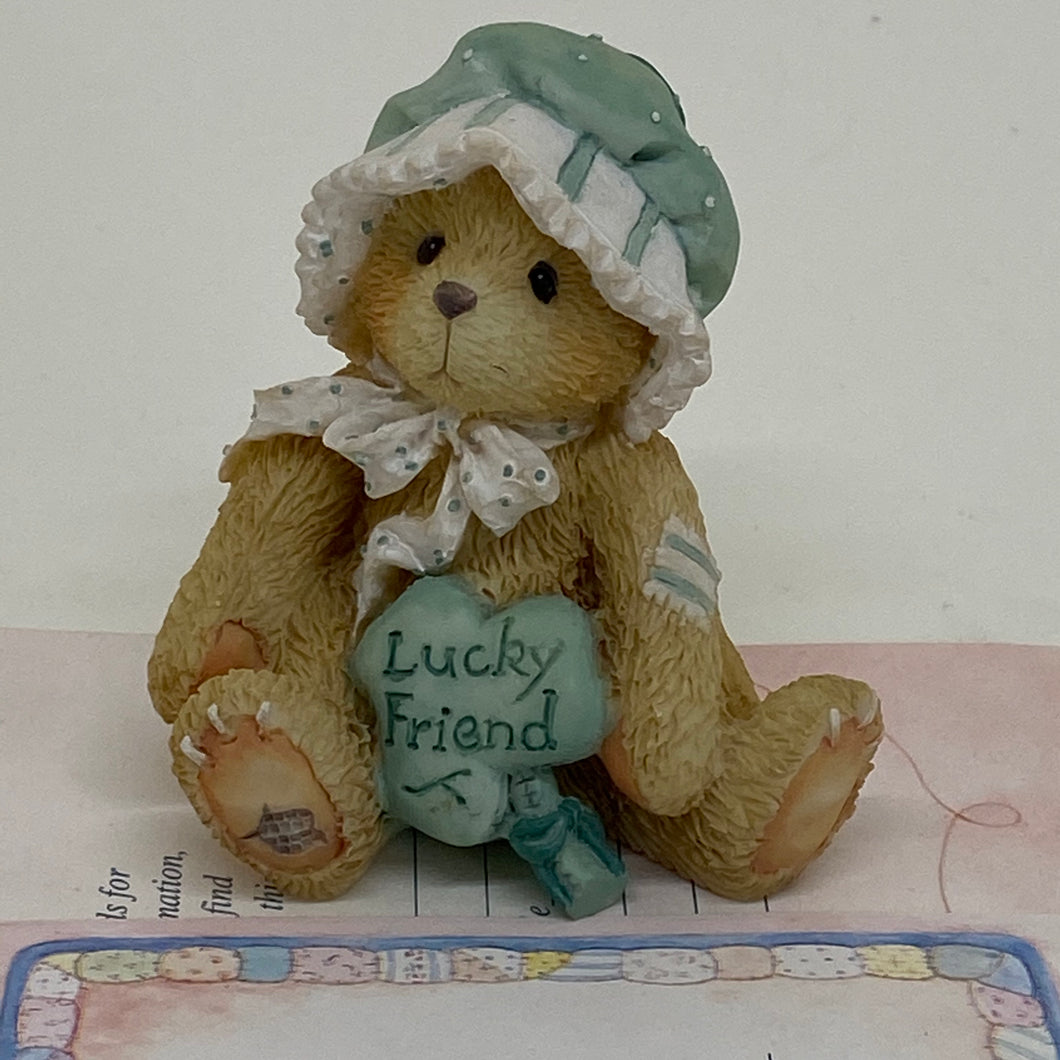 ENESCO Cherished Teddies Collectable Figurine MAUREEN Lucky Friend