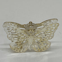 Load image into Gallery viewer, 8 x Silver Filigree Reusabe BUTTERFLY Drinking STRAW TOPPERS