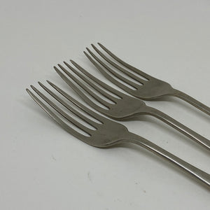 3 x Vintage Silver Plated DESSERT or CAKE FORKS Made in Sheffield