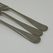 Load image into Gallery viewer, 3 x Vintage Silver Plated DESSERT or CAKE FORKS Made in Sheffield