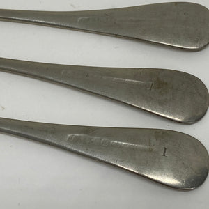 3 x Vintage Silver Plated DESSERT or CAKE FORKS Made in Sheffield