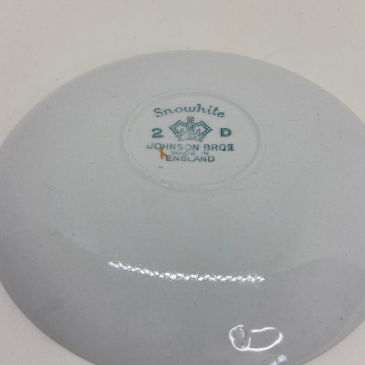JOHNSON BROS Snowhite Replacement Spare Saucer Made in England