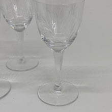 Load image into Gallery viewer, 3 x CUT CRYSTAL LIQUEUR APERITIF GLASSES