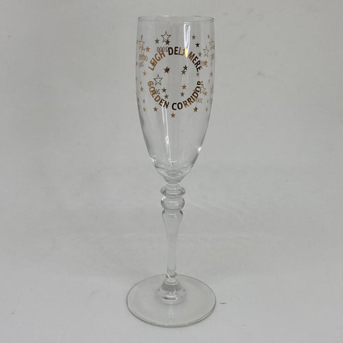 Vintage YEAR 2000 Commemorative CHAMPAGNE GLASS Leigh Delamere