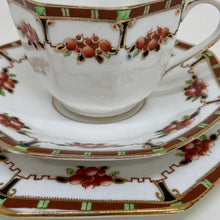 Load image into Gallery viewer, 2 x ART DECO Middleton DELPHINE China TEA CUP SET TRIO