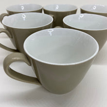 Load image into Gallery viewer, 6 x Twintone  Mushroom and White Espresso COFFEE CUPS